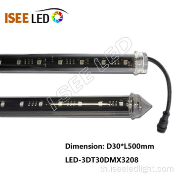 หลอด LED DMX 3D คริสตัล